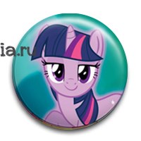 Значок "Сумеречная Искорка" (my Little Pony) LP035BA0 - фото 6820