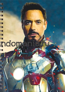 Блокнот "Тони Старк" (Железный человек) Marvel MR032BL0 - фото 7075