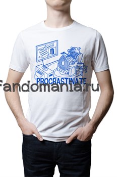 Футболка "Procrasinate" (Доктор Кто) DH114TS0 - фото 7086