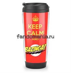 Термостакан "Bazinga" (Теория Большого Взрыва) ВТ030CA1 - фото 7223
