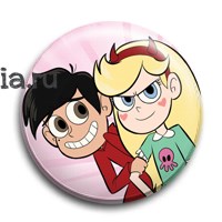Значок "Стар и Марко" (Стар против сил зла) SM007BA0 - фото 7231