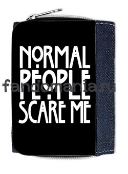 Кошелек "Normal people scare me" (Американская история ужасов) AC003KL0 - фото 7237