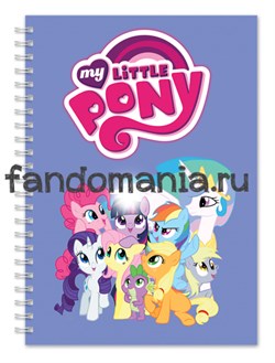 Блокнот "My little pony" голубой LP040BL0 - фото 7673