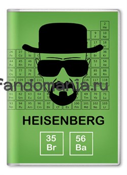 Обложка на паспорт "Хейсенберг" (Во все тяжкие) ВВ023PS0 - фото 7704