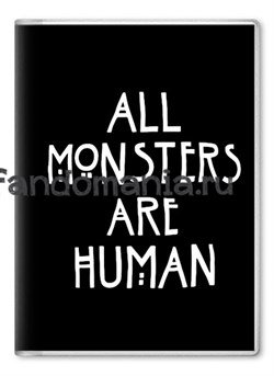 Обложка на паспорт "All Monsters Are Human" (Американская история ужасов) AC017PS0