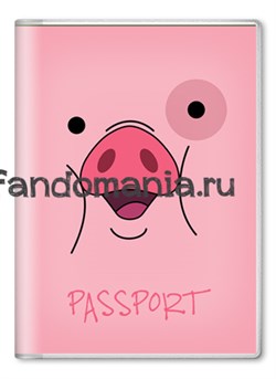 Обложка на паспорт "Пухля" (Гравити Фолз) GF092PS0 - фото 8672