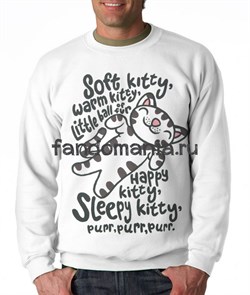 Свитшот "Soft Kitty" (Теория большого взрыва) ВТ015TL1 - фото 9116