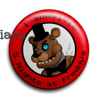 Значок "Five nights at freddy's" (Пять ночей с Фредди) FN006BA0 - фото 9285