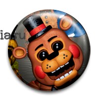 Значок "Фредди" (Пять ночей с Фредди) FN007BL0 - фото 9287