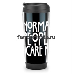 Термостакан "Normal people scare me" (Американская история ужасов) AC023CA1 - фото 9531