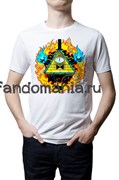 Футболка "Bill Cipher"  (Гравити Фолз) GF128TS0