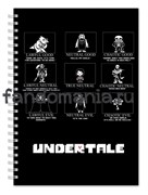Блокнот "Undertale" KG083BL0