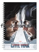 Блокнот "Капитан Америка и Зимний солдат" Marvel KA050BL0