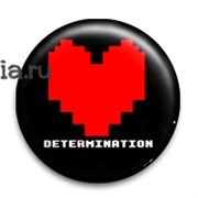 Значок "Determination"  (Undertale) 4935
