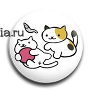 Значок "Котики" (Neko Atsume) 5014