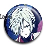 Значок "Юрий Плисецкий"  (Yuri on Ice) 5582