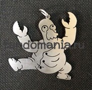 Подвеска стальная "Доктор Зойдберг" (ФУТУРАМА) 5917