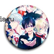 Значок "Юрий на льду" (Yuri on Ice)   6234