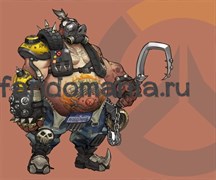 Коврик для мыши "Roadhog" (Overwatch) 6305