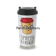 Термокружка стальная "Espresso patronum" (Гарри Поттер) 6821