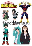 Набор стикеров "Моя геройская академия" (Boku no Hero Academia)  6954