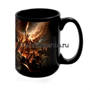 Большая черная кружка "Вархаммер 40000" (Warhammer 40K) 7280