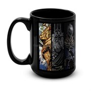 Большая черная кружка "Dark Souls" 7290