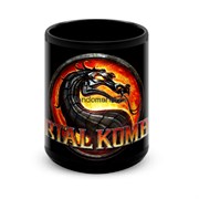 Большая черная кружка "Mortal Kombat" 7302
