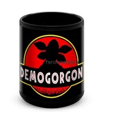 Большая черная кружка "Демогоргон"  (Очень странные дела)
