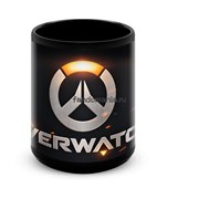 Большая черная кружка "Overwatch" 7309
