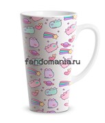 Кружка конусная "Пушин" (Pusheen) 7408
