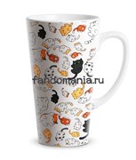 Кружка конусная "Neko Atsume" 7427