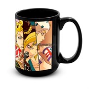 Большая черная кружка "JoJo" (Невероятные приключения ДжоДжо) 7477