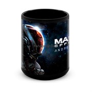 Большая черная кружка "Mass Effect" 7506