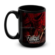 Большая черная кружка "Fallout" 7510