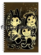 Блокнот "Бенди и чернильная машина" (Bendy and the Ink Machine) 7696