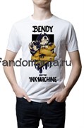 Футболка "Бенди и чернильная машина" (Bendy and the Ink Machine) 7728