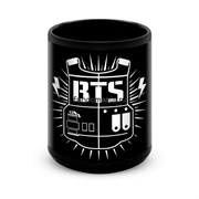 Большая черная кружка "BTS" (K-pop) 7905