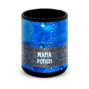 Большая черная кружка "Зелье Маны" (Mana Potion) 7923