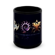 Большая черная кружка "Старкрафт" (Starcraft) 7939