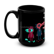 Большая черная кружка "Night in the Woods" 7946