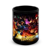 Большая черная кружка "Hearthstone" 7949