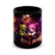Большая черная кружка "Hearthstone" 7951