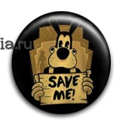 Значок "Бенди и чернильная машина" (Bendy and the Ink Machine) 7990