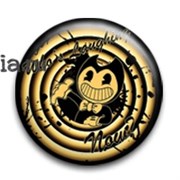 Значок "Бенди и чернильная машина" (Bendy and the Ink Machine) 7992