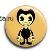 Значок "Бенди и чернильная машина" (Bendy and the Ink Machine) 7993