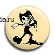 Значок "Бенди и чернильная машина" (Bendy and the Ink Machine) 7994