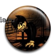 Значок "Бенди и чернильная машина" (Bendy and the Ink Machine) 7995