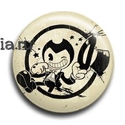 Значок "Бенди и чернильная машина" (Bendy and the Ink Machine) 8000