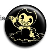 Значок "Бенди и чернильная машина" (Bendy and the Ink Machine) 8001